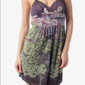 Anthropologie Chiffon Mini Dress